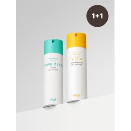 [1+1] Object Vita Brightening All-in-One + Pore Zero Fresh All-in-one (possible to cross) / [1+1] 오브제 비타 브라이트닝 올인원+포어 제로 프레쉬 올인원 (교차가능)
