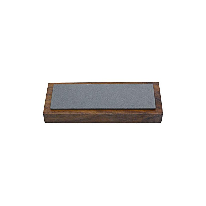 Diamond Stone, Fine, 2 in. x 6 in, Walnut Pedestal
