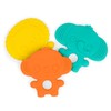 Bright Starts Gummy Buddies 3-Pack Textured Teethers - BPA-Free Elephant,