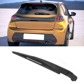 Rear Wiper Arm, Car Rear Windscreen Wiper Blade Rear Wiper Arm Blade Kit Plastic Waterproof Dustproof Replacement for 206 106 306 207 208 C3