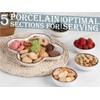 ONEMORE Chip and Dip Serving Set, 8.5 inch Speckled Ceramic