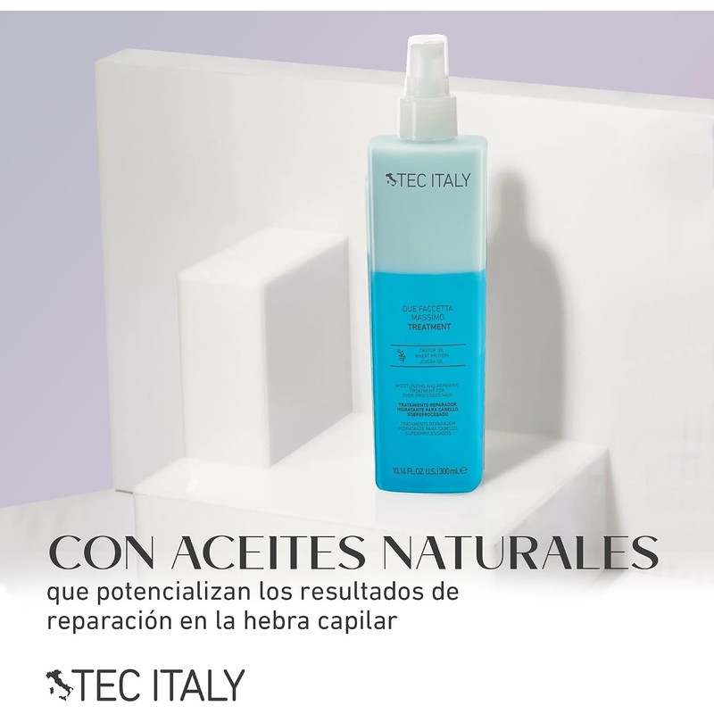TEC ITALY Due Faccetta Massimo Tratamiento para Cabello Decolorado 300