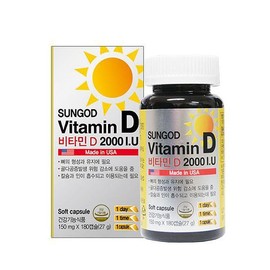미국 썬가드 비타민D 2000IU D3 6개월 칼슘 인 흡수 US Sun Guard Vitamin D 2000 IU D3 6 Months Calcium Absorption