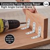 OMIDEAS 50 x Angle Bracket (50 x 50 x 16)