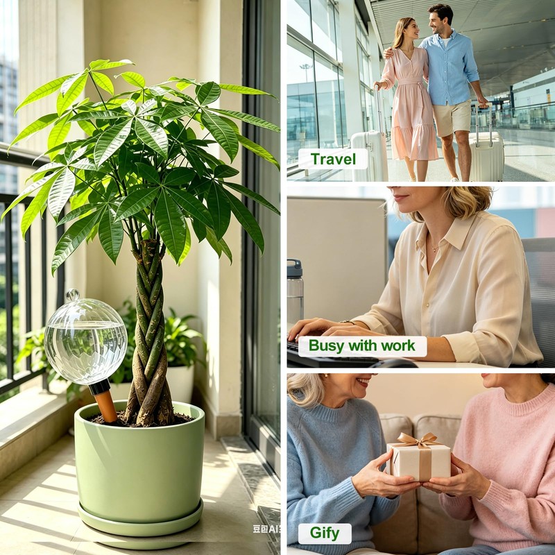 26oz Extra Large Plant Watering Globes, Self Watering Bulbs and