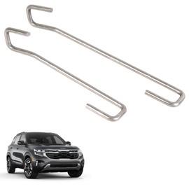 Car Door Stopper, Car Door Lock, Interior Ventilation, Rear Gate, Securing Back Door, Half Opening, Gap, Stainless Steel, Support Tool, Anchory, 7.1 + 9.1 inches (18 + 23 cm), Pack of 2