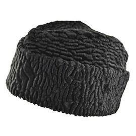 Broner Men's Furry Diplomat Persian Hat (Large) Black