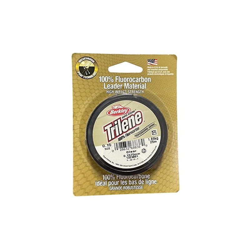 Berkley Trilene 100% Fluorocarbon Fishing Line 0.52mm - 16.5kg -