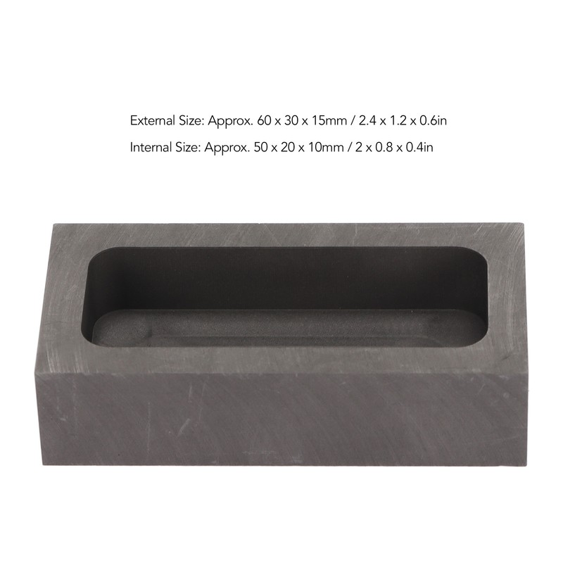 Graphite Ingot Mold Rectangular Refining Mold for Melting Casting Metals