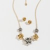 Howard's Gift Bow Collar 20" Necklace and Earring Set for