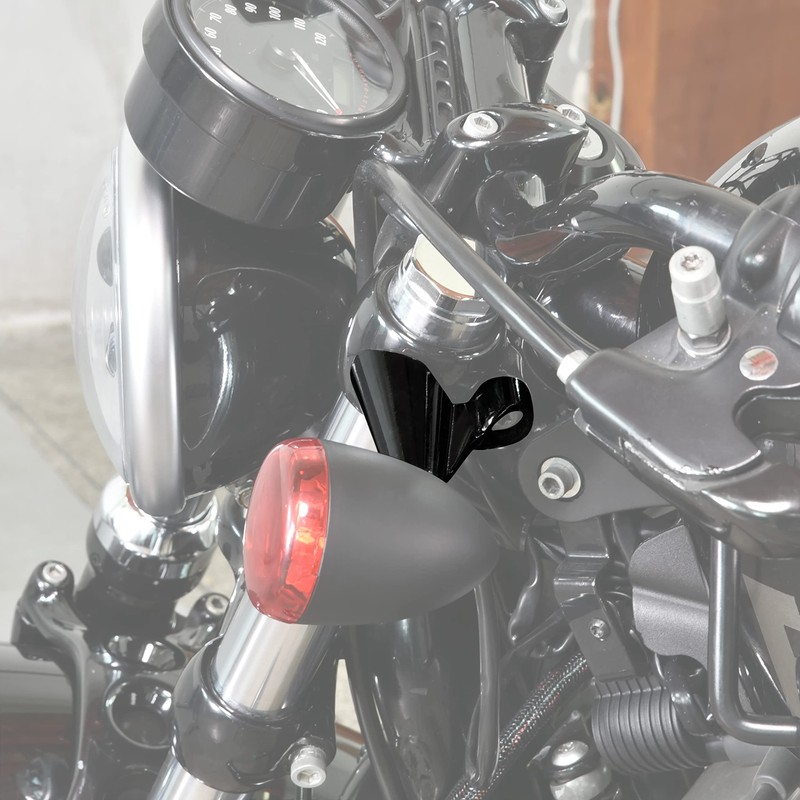 Front Turn Signal Mounts Relocation Kit for Sportster XL1200X 2010-2015,