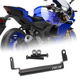 MAORANG For YZF R25 YZF-R3 2025 Multifunctional Smartphone Holder Navigation Stick Extension Bracket Aluminum Alloy Aftermarket Accessories Multifunction Extension Rod yzf-r25 yzf r3 2019-2026