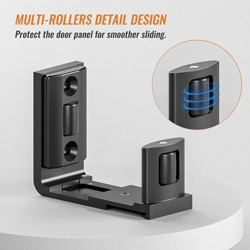 Ccjh Sliding Door Stabilizer Anti-Swing Wheel Stopper for Wooden Floor