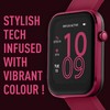 Reflex Active Red Strap Fitness Tracking Smart Watch RA12-2158