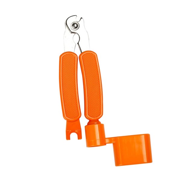 SHOWERORO Aluminum Alloy Guitar String Winder Pin Puller Cutter Portable