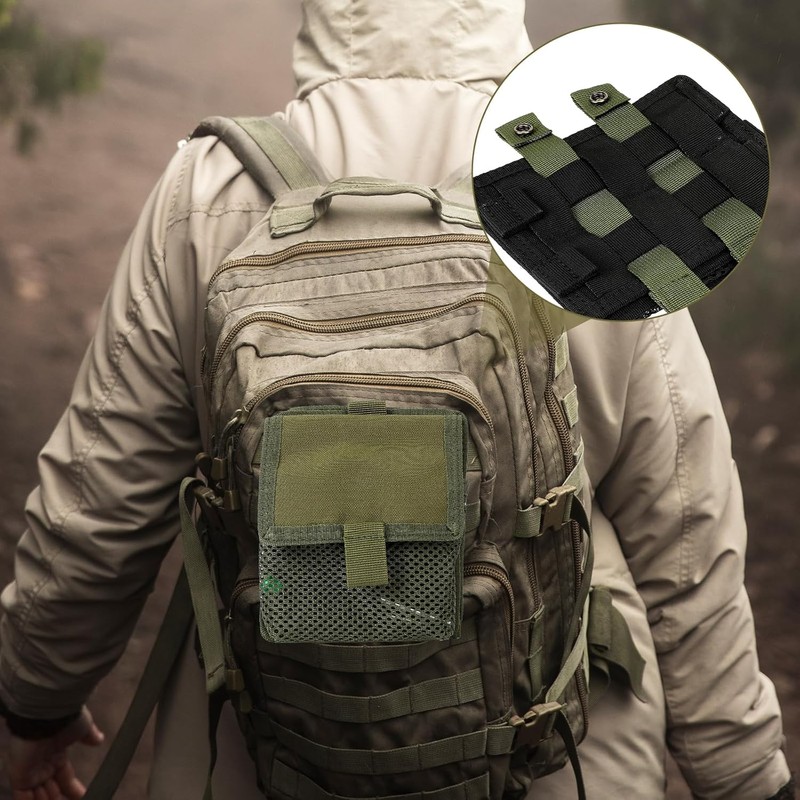 4 Pack Tactical Molle Webbing Straps,for MOLLE Attachment Strap Heavy-Duty