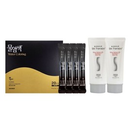 Seedbee Vegan Water-based Hair Dye Wine Brown (20 washes) + Treatment 100ml (2 packs) / 씨드비 비건 물염색 와인브라운 20회분+트리트먼트 100ml 2개