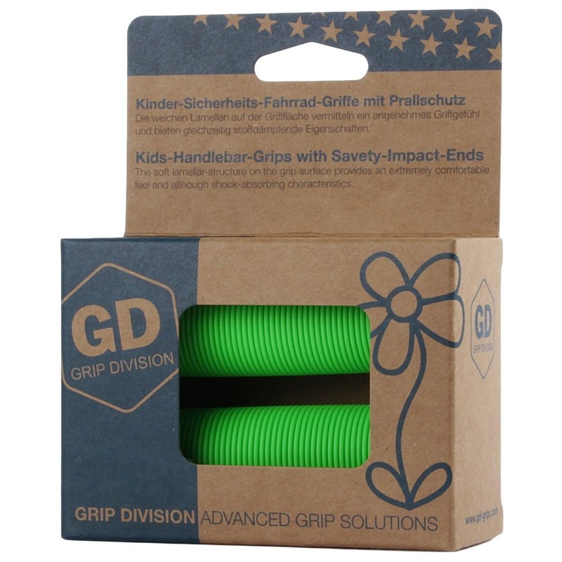 GD Grip Division® Children's Bicycle Grips with Safety - Impact