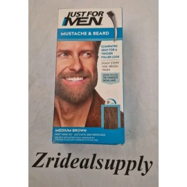 Just for MEN Mustache & Beard Medium Brown M-35