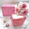 Heart Shaped Eternal Love Candle, Romantic Rose Scented Gift with