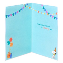 Papyrus Peanuts Birthday Card (Best Birthday Ever)