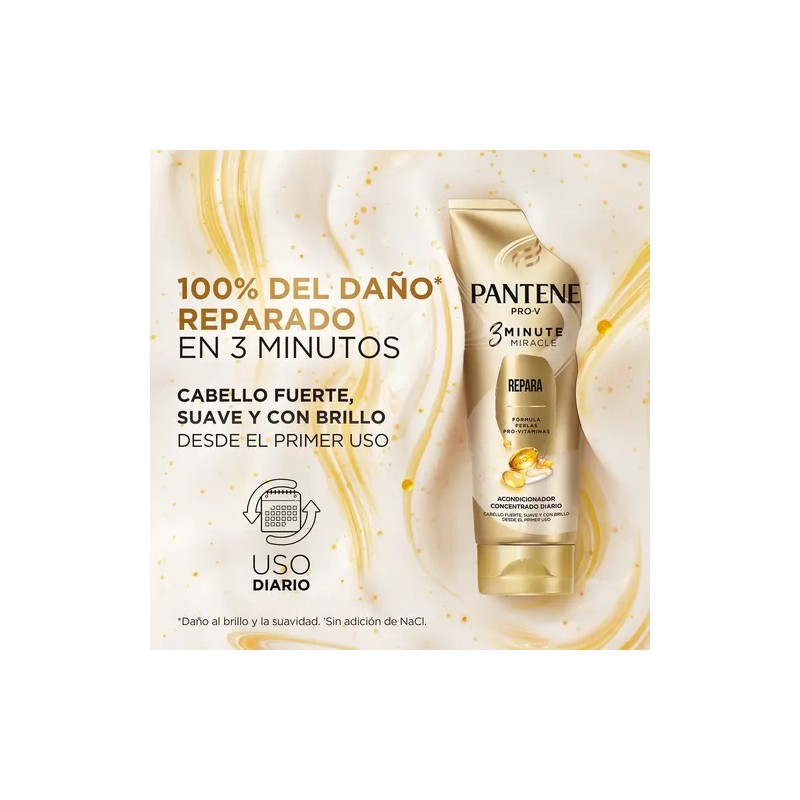 Acondicionador Pantene Minute Miracle Repara Perlas