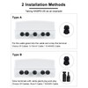 DIHOOL Solar Disconnect Switch 40Amp DC Circuit Breaker with Surge