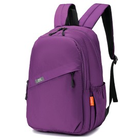 BAGZY British Airways Travel Backpack Hand Luggage 40 x 30 x 15 cm Laptop Bag 15.6 Inch Small Backpack Lightweight Cabin Bag Daypack Travel Bag for Work College, purple, Rucksack