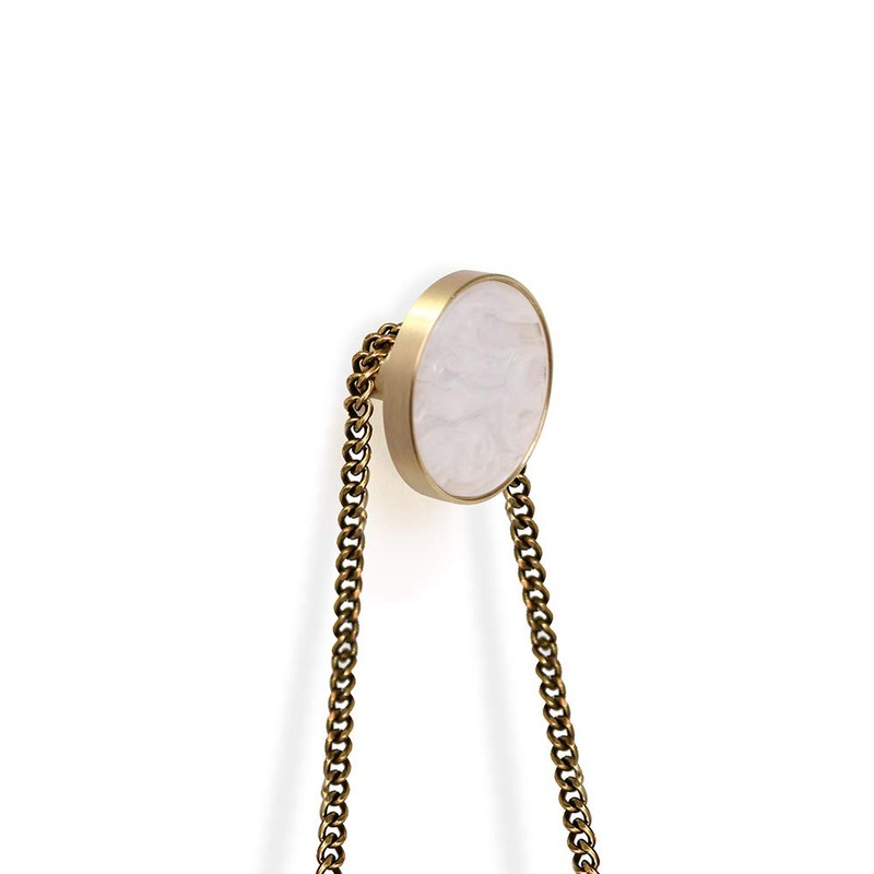 EVERGD 27mm Pure Copper Handle Shell Brass Gold Wardrobe Kitchen