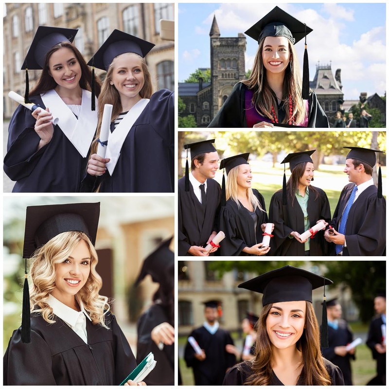 SULOLI Cappello Diplome Cappello da Dottore Cappello da Studente Bachelor