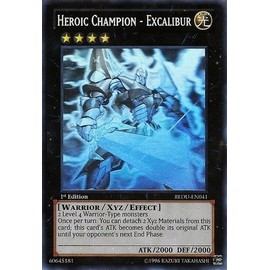 Yu-Gi-Oh! - Heroic Champion - Excalibur (REDU-EN041) - Return of the Duelist - Unlimited Edition - Ghost Rare by Yu-Gi-Oh!
