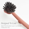 Earth & Mango Magnetic Dish Brush & Scraper, Snaps to