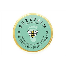 Foot Cream for Cracked Heels and Dry Skin Bee Heeled Heel Balm Completely Natural Cracked Heel Repair Cream with Frankincense and Peppermint Honey (85g)