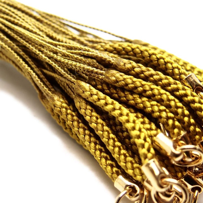 Rayon Can (Gold Plated), Set of 10, Netting Cord for