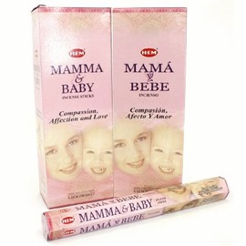 HEM Mom & Baby Incense Sticks Hexa Pack (Hex) 12 Box Set HEM MAMA & BABY