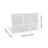 GOIYZTTR Pack of 30 Mini Sign Display Acrylic Name Card
