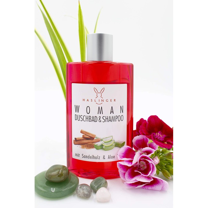Haslinger Woman Sandalwood & Aloe Vera Shampoo / Shower Bath