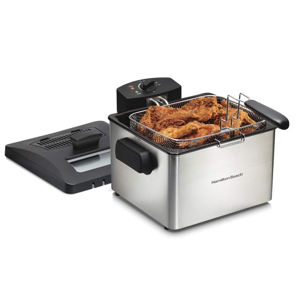 Hamilton Beach Hamilton Beach 35042 Professional Style Electric Deep Fryer,