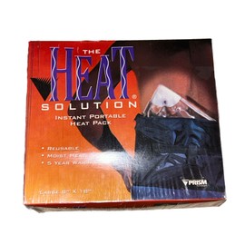 Prism NEW THE HEAT SOLUTION Instant Portable Heat Pack Reusable Moist Heat Sealed
