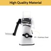 Spendeal Rotary Cheese Grater, 3 in 1 Cheese Shredder Grater