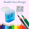 Pack of 4 Double Pencil Sharpener Pencil Sharpener Children's Sharpener
