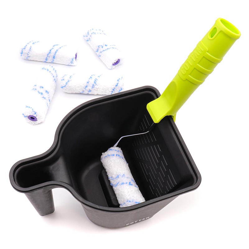 COTTAM Cutting In Brush Set | Small Angled Paint Brush