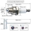 GREPSPUD 3pcs BPMR7A L7T Spark Plugs with 13 by 19