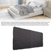 Waterproof Mattress Protector Dark Grey Anti Slip Honeycomb Large Size