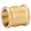 oumuik Brass Sleeve 3/4 Inch Female Thread Fitting Brass Fittings