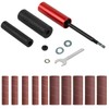 Portable Spindle Sander Drum Sander Set Hand-Held Rubber Sanding Drum