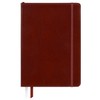 C.R. Gibson Brown Professional Leather Journal Notebook, 6" W x