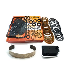 TRANSPEED 4F27E FN4A-EL Automatic Transmission Rebuild Master Kit Friction Plates Clutch Plate Oil Filter + Brake Band Compatible With For Mazda 3/5/6 Ford Focus Fiesta C-max