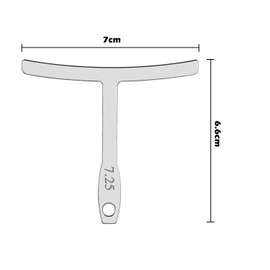 JNAWA 9Pieces Guitar Feeler Gauge Guitar Measure Tools Guitar Radius Gauge Musical Instrument Accessories for Guitar Bridge Saddle Adjustments