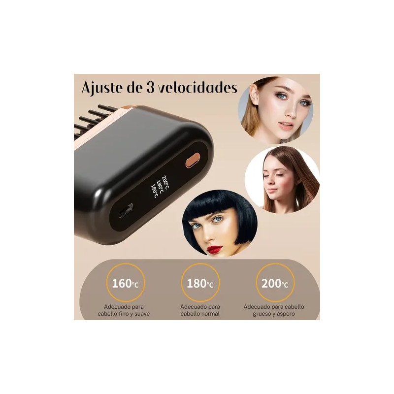 Alisador De Pelo Glambrush Mini,3 Temperaturas,2026